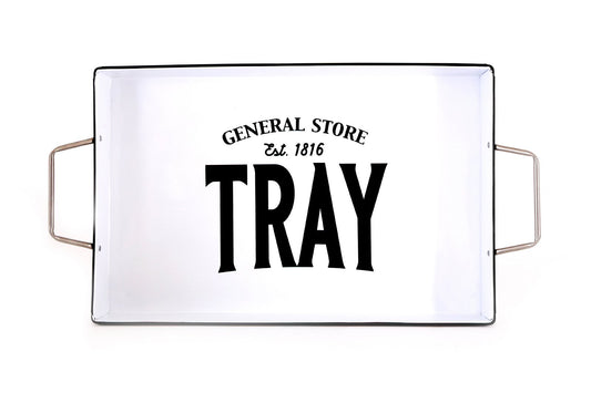 General Store Metal Serving Tray 51x27cm