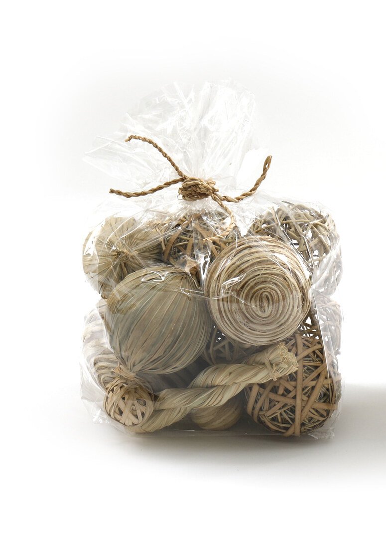 Natural Fibres Small Decorative Balls