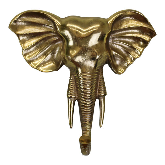 Decorative Gold Elephant Wall Hanging Hook